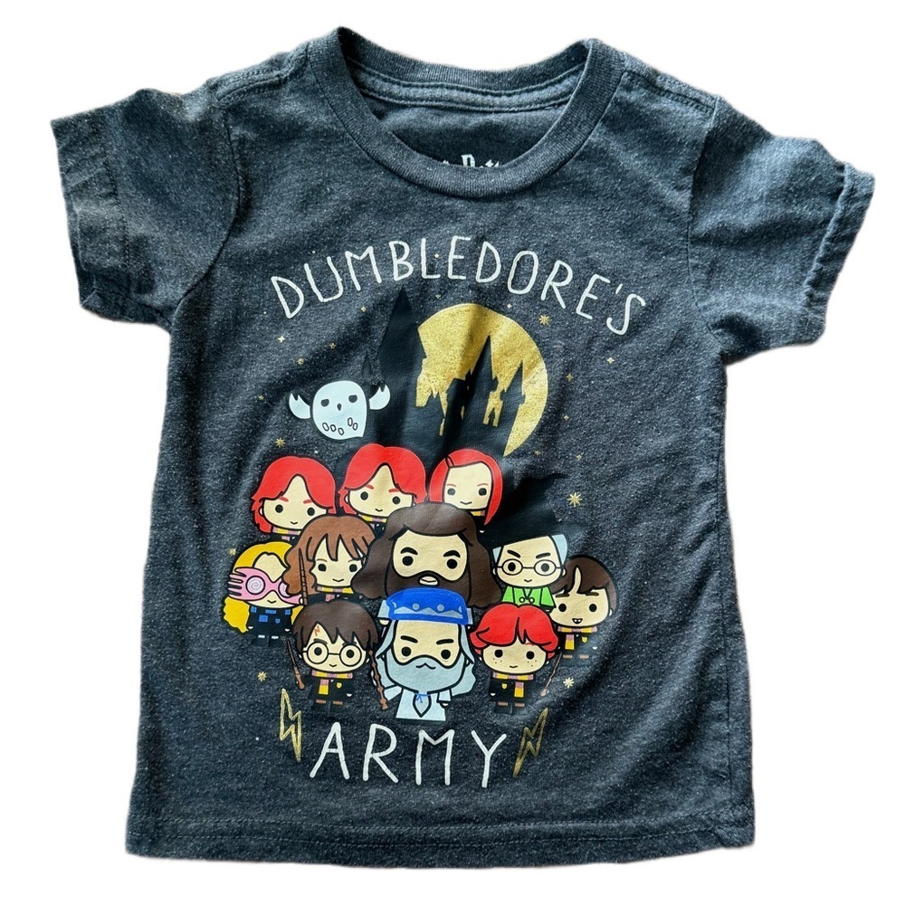 Warner Bros. Dumbledore's Army Kids T-Shirt - Dark Gray Harry Potter
